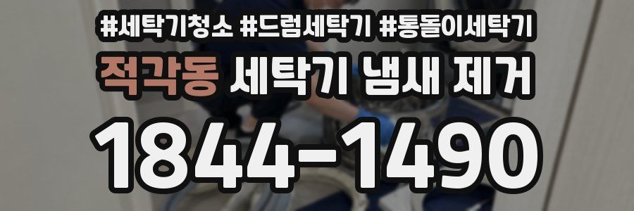 적각동 세탁기 냄새 제거