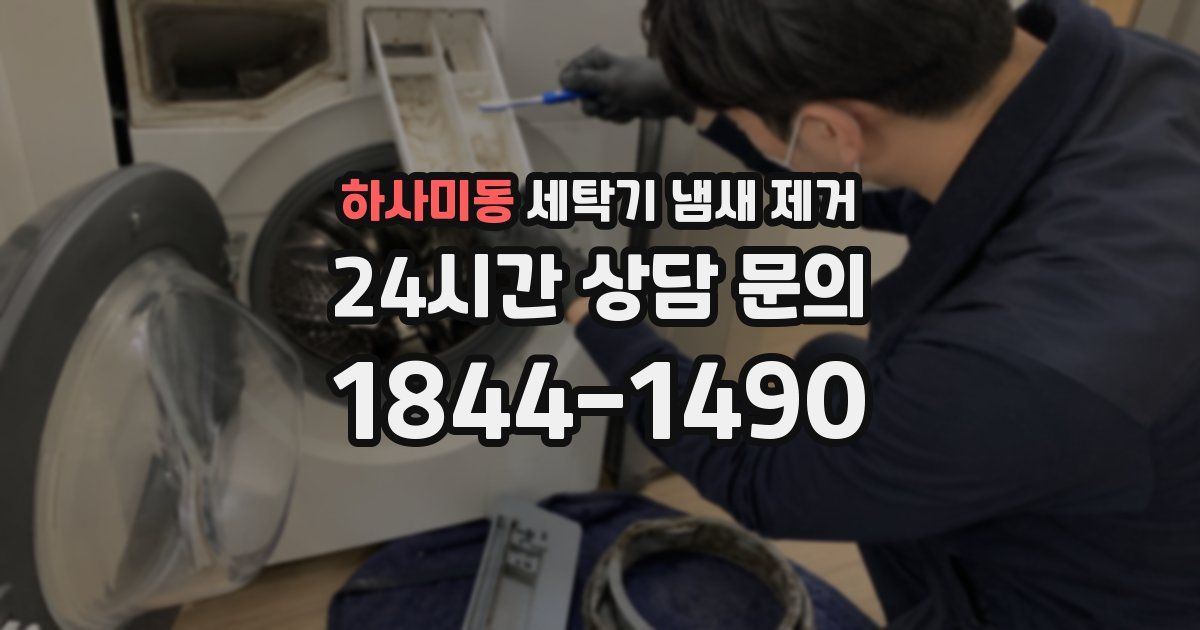 하사미동 세탁기 냄새 제거