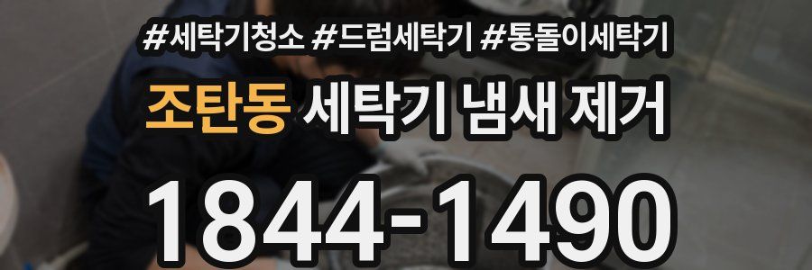 조탄동 세탁기 냄새 제거