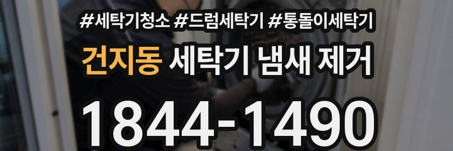 건지동 세탁기 냄새 제거