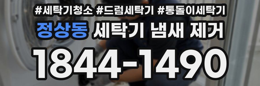 정상동 세탁기 냄새 제거