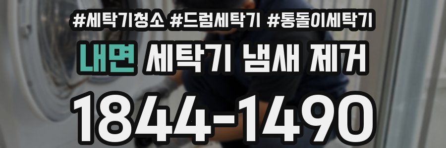 내면 세탁기 냄새 제거