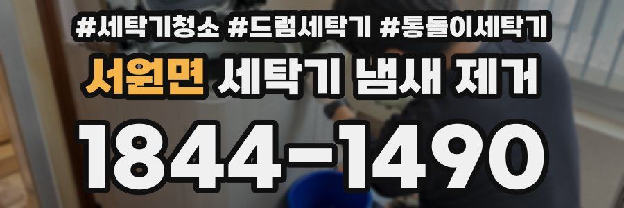 서원면 세탁기 냄새 제거
