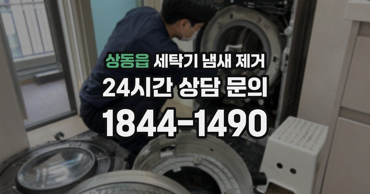 상동읍 세탁기 냄새 제거