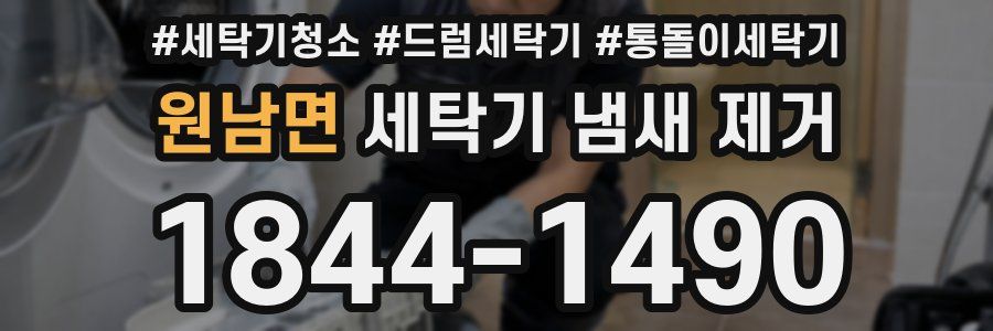 원남면 세탁기 냄새 제거