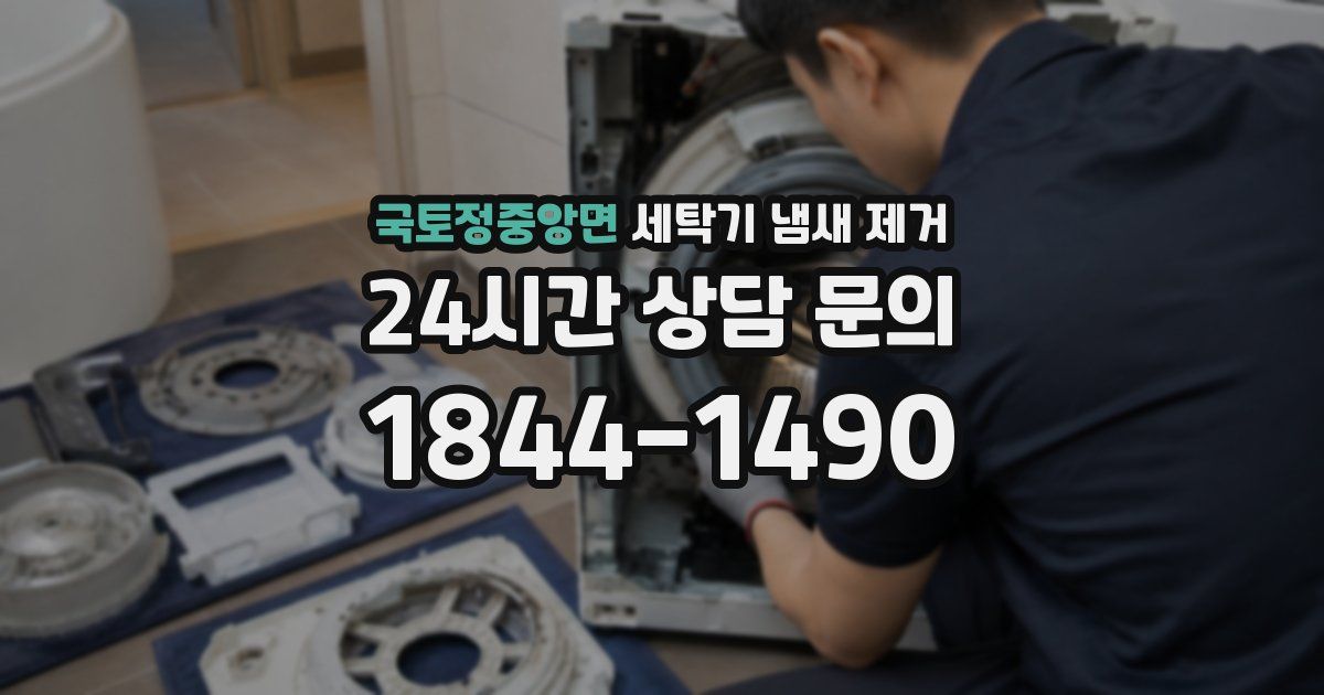 국토정중앙면 세탁기 냄새 제거