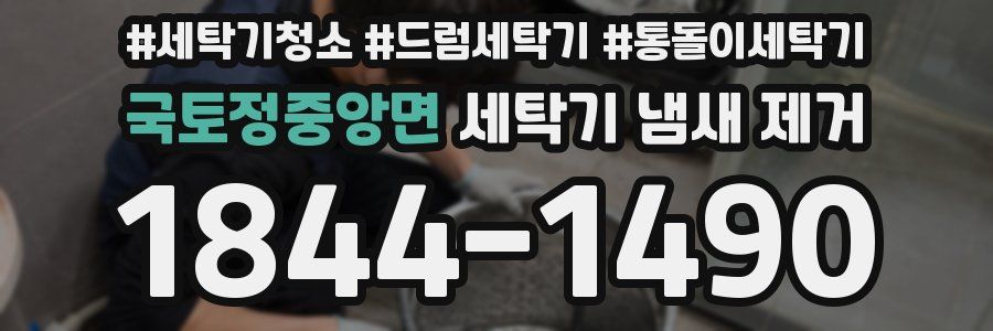 국토정중앙면 세탁기 냄새 제거