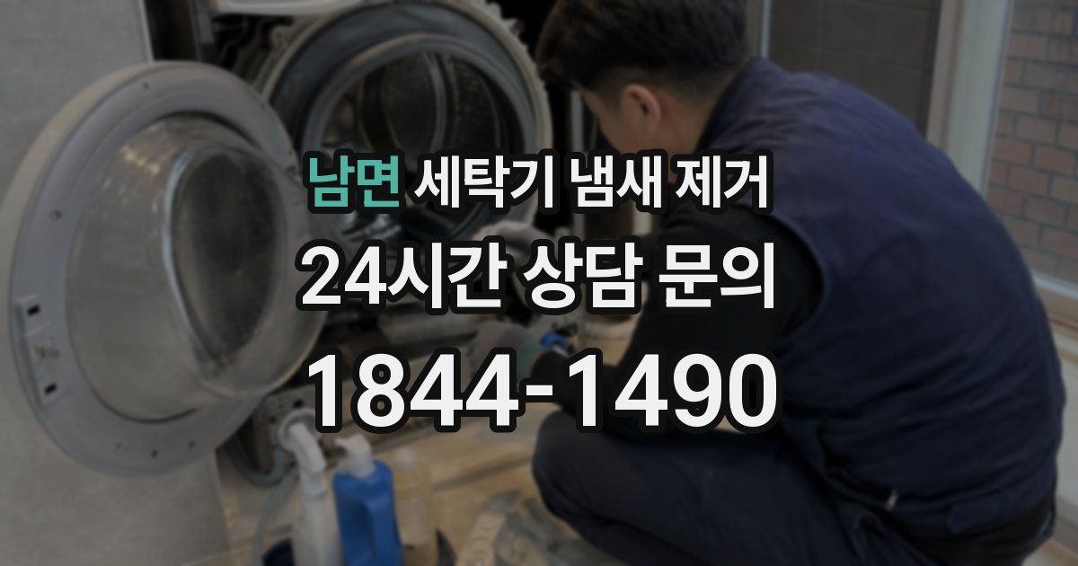 남면 세탁기 냄새 제거