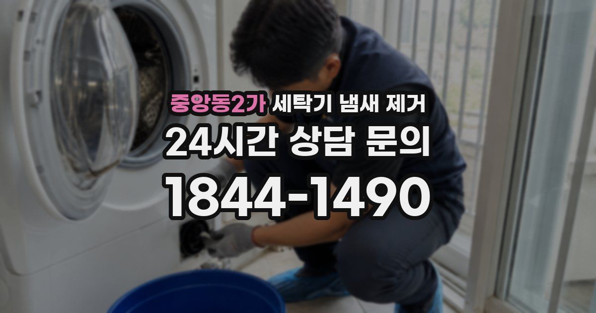 중앙동2가 세탁기 냄새 제거