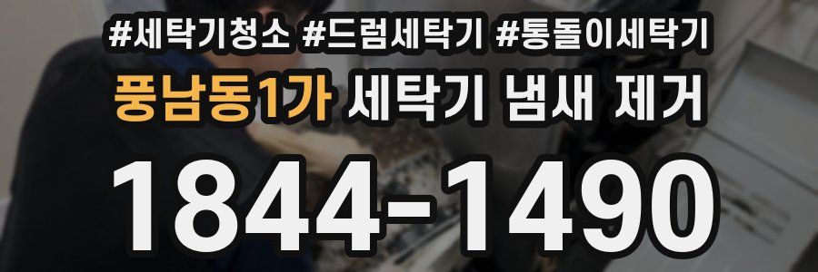 풍남동1가 세탁기 냄새 제거