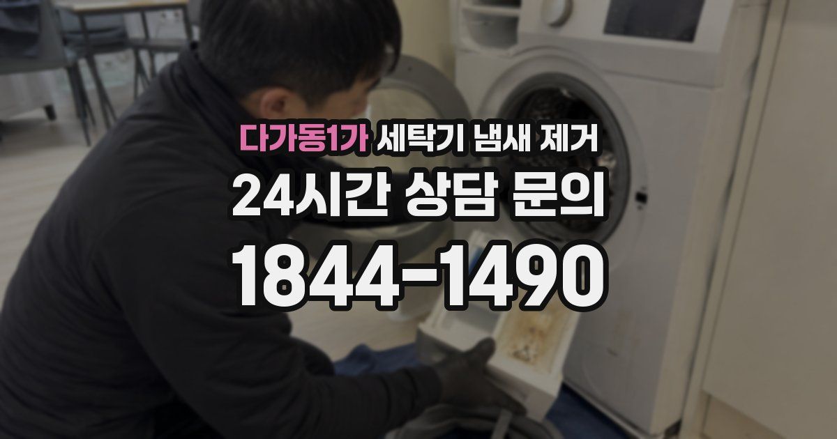 다가동1가 세탁기 냄새 제거
