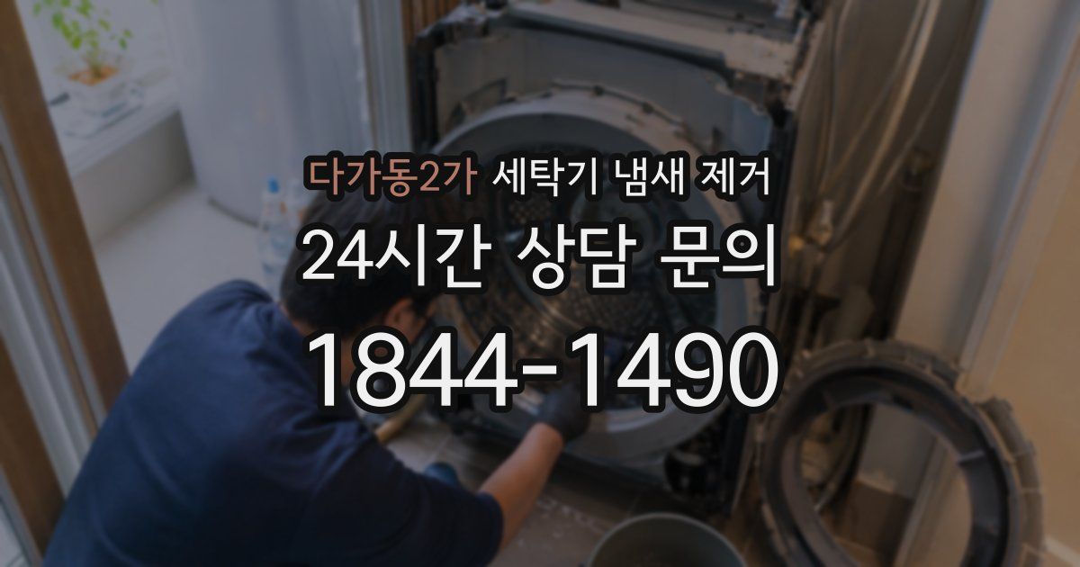 다가동2가 세탁기 냄새 제거