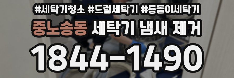중노송동 세탁기 냄새 제거