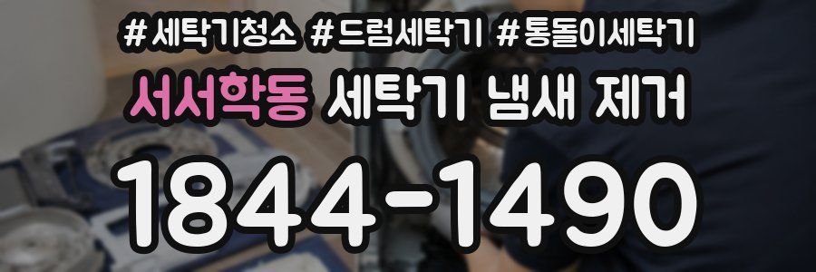 서서학동 세탁기 냄새 제거