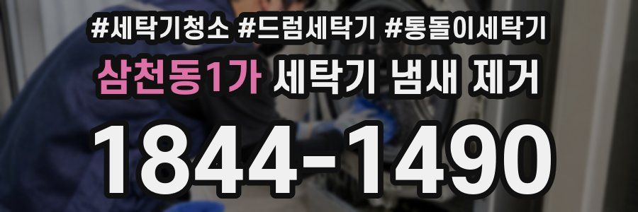 삼천동1가 세탁기 냄새 제거