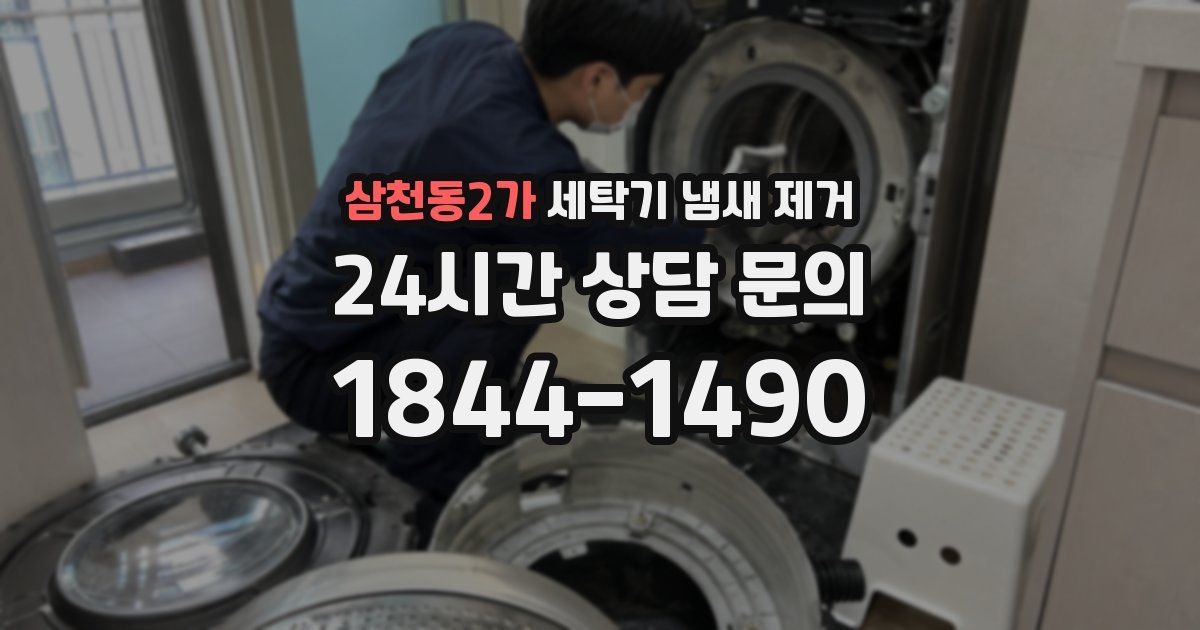 삼천동2가 세탁기 냄새 제거