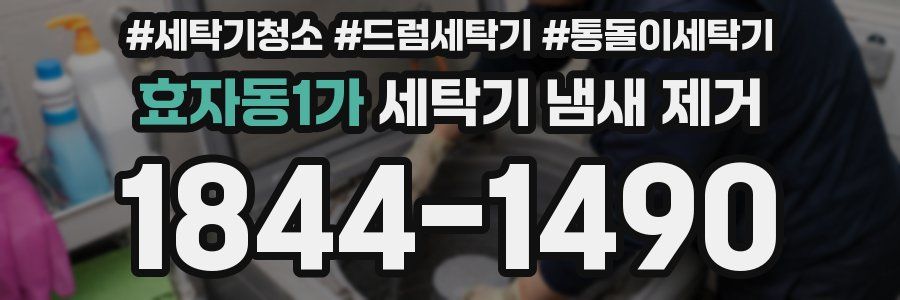 효자동1가 세탁기 냄새 제거