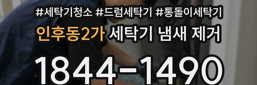 인후동2가 세탁기 냄새 제거