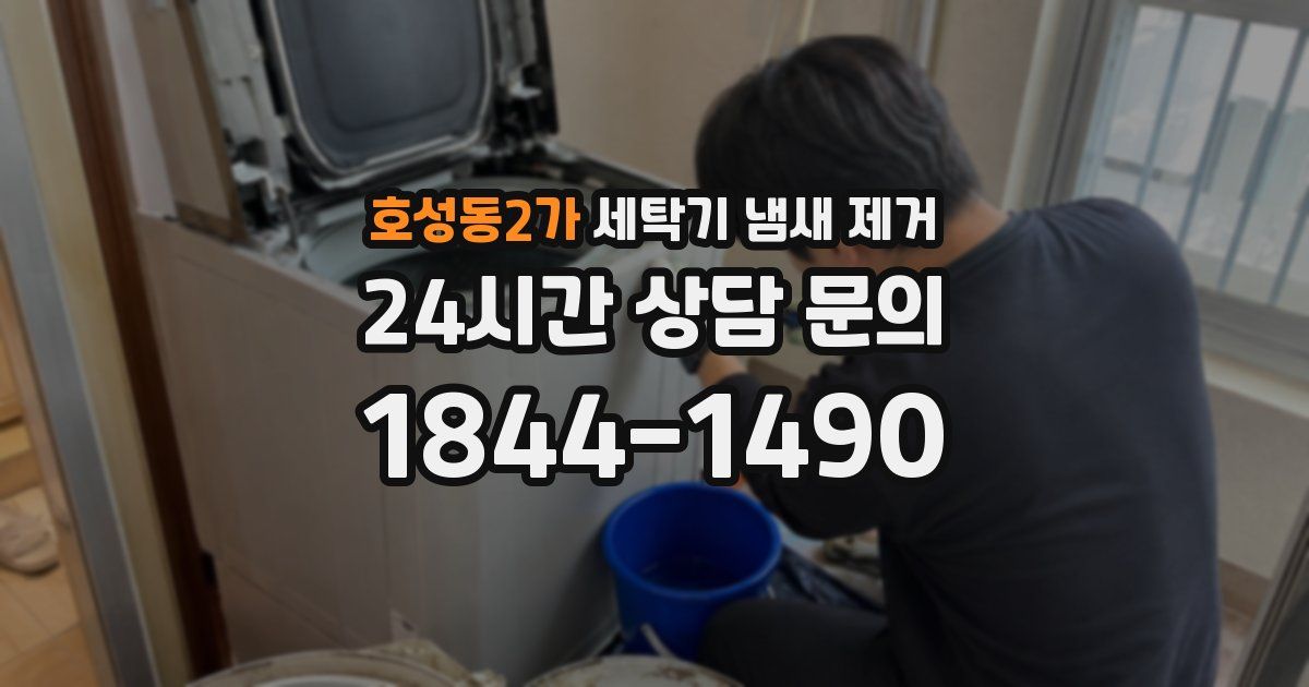 호성동2가 세탁기 냄새 제거