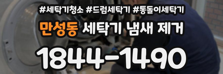 만성동 세탁기 냄새 제거