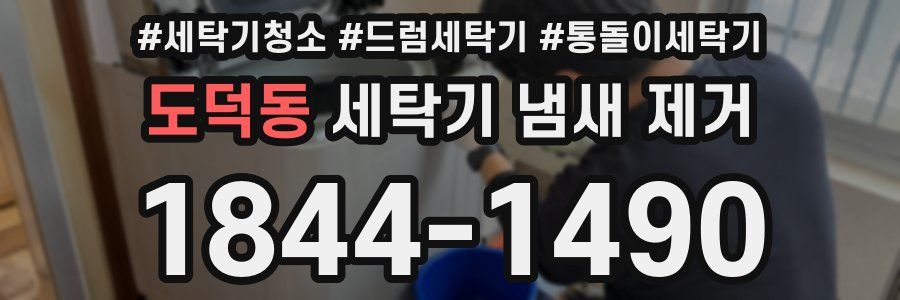 도덕동 세탁기 냄새 제거