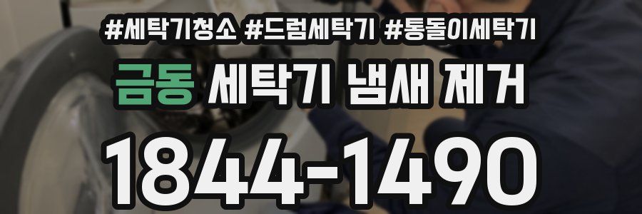 금동 세탁기 냄새 제거