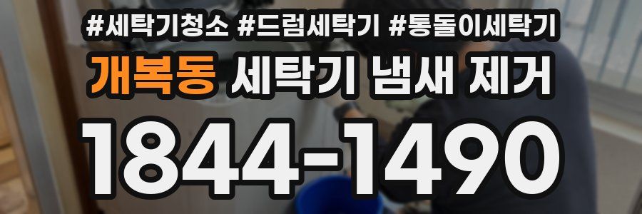 개복동 세탁기 냄새 제거