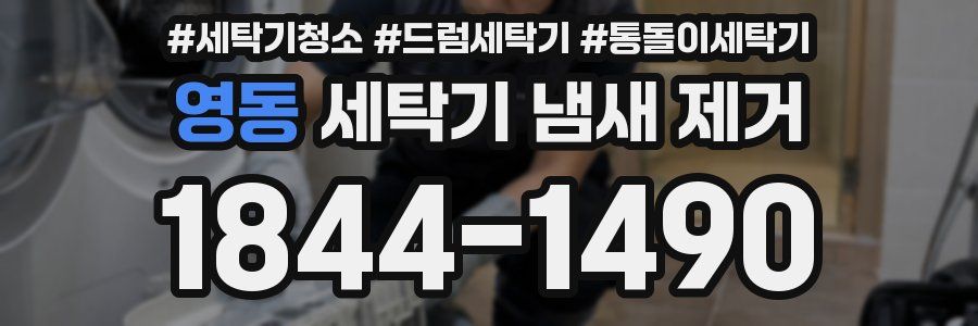 영동 세탁기 냄새 제거