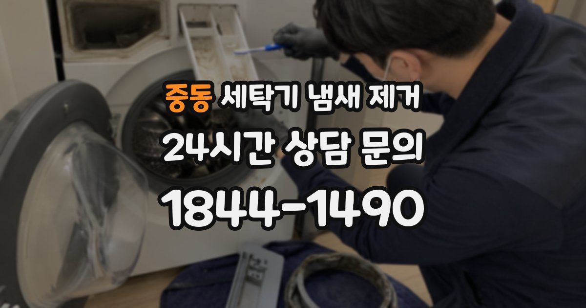중동 세탁기 냄새 제거