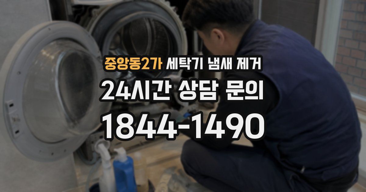 중앙동2가 세탁기 냄새 제거