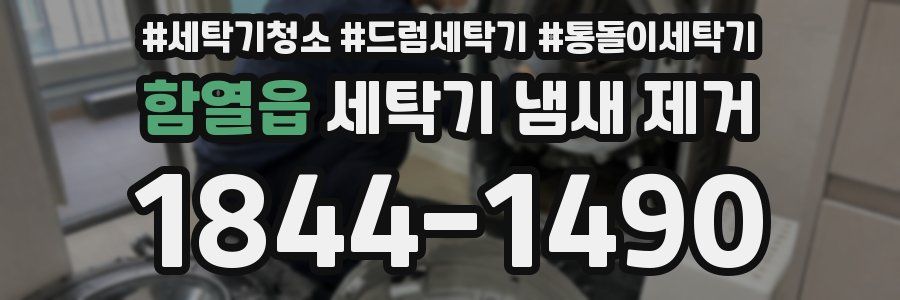 함열읍 세탁기 냄새 제거