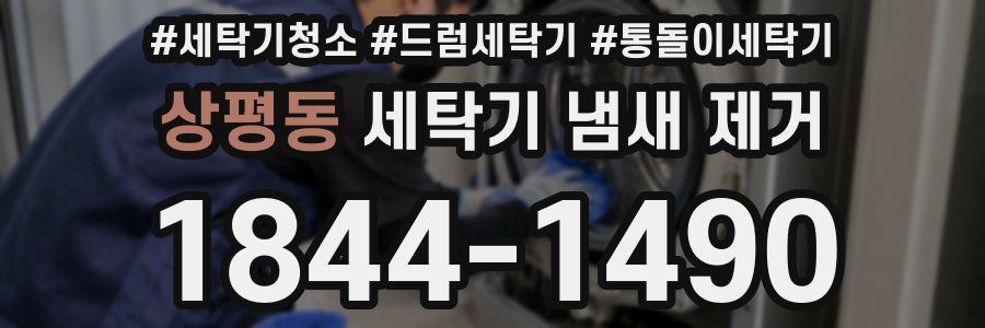 상평동 세탁기 냄새 제거