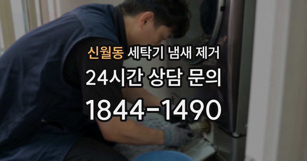 신월동 세탁기 냄새 제거