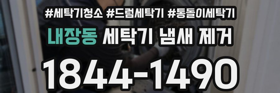 내장동 세탁기 냄새 제거