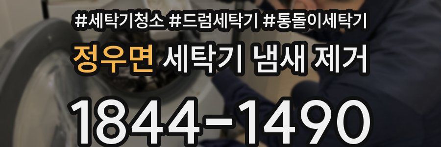 정우면 세탁기 냄새 제거