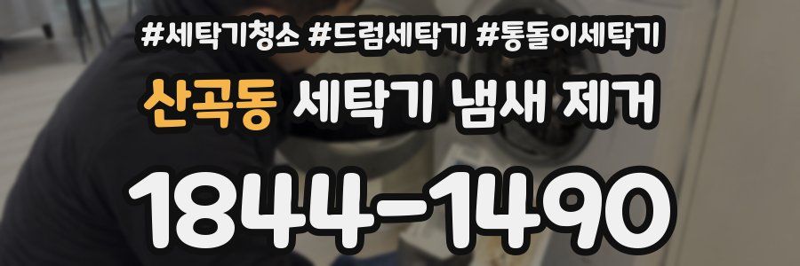 산곡동 세탁기 냄새 제거