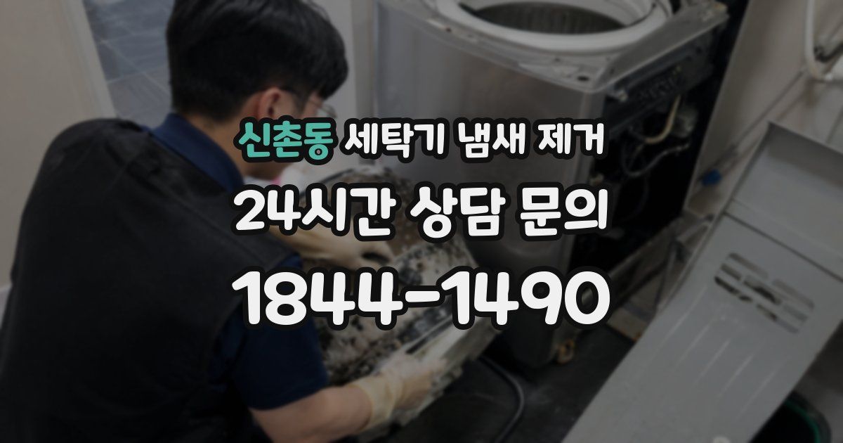 신촌동 세탁기 냄새 제거