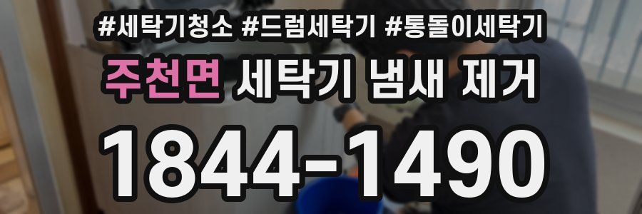 주천면 세탁기 냄새 제거