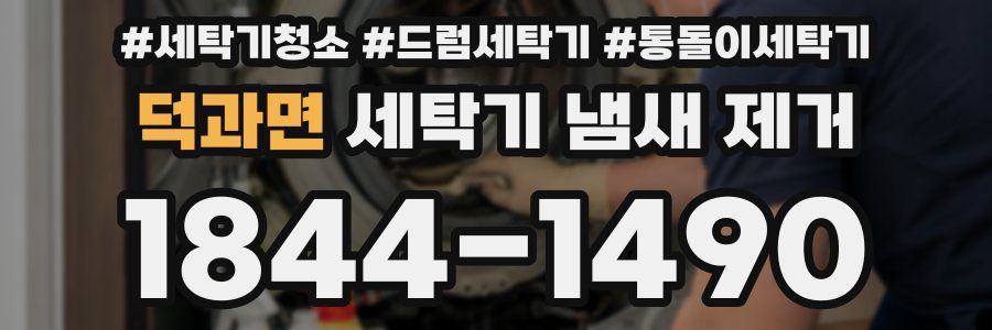 덕과면 세탁기 냄새 제거