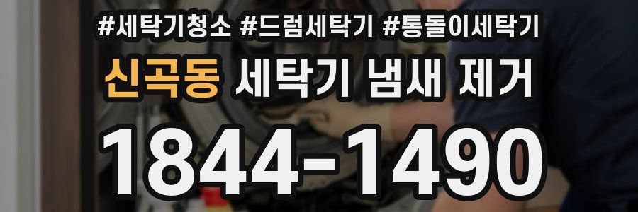 신곡동 세탁기 냄새 제거