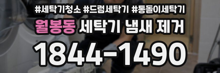 월봉동 세탁기 냄새 제거