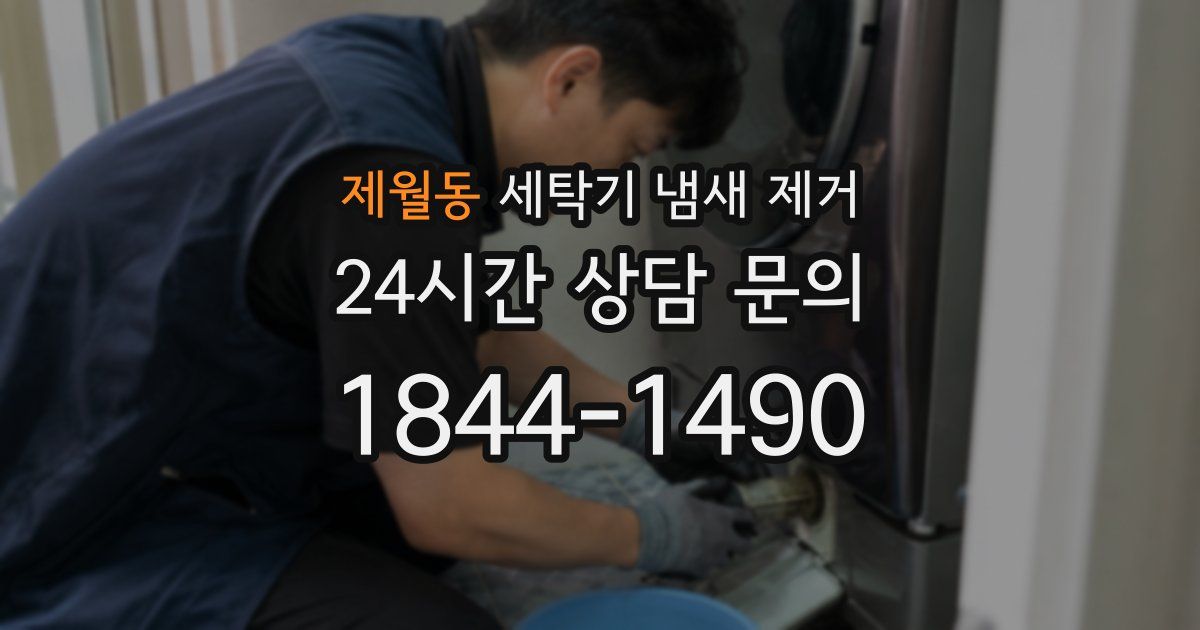 제월동 세탁기 냄새 제거