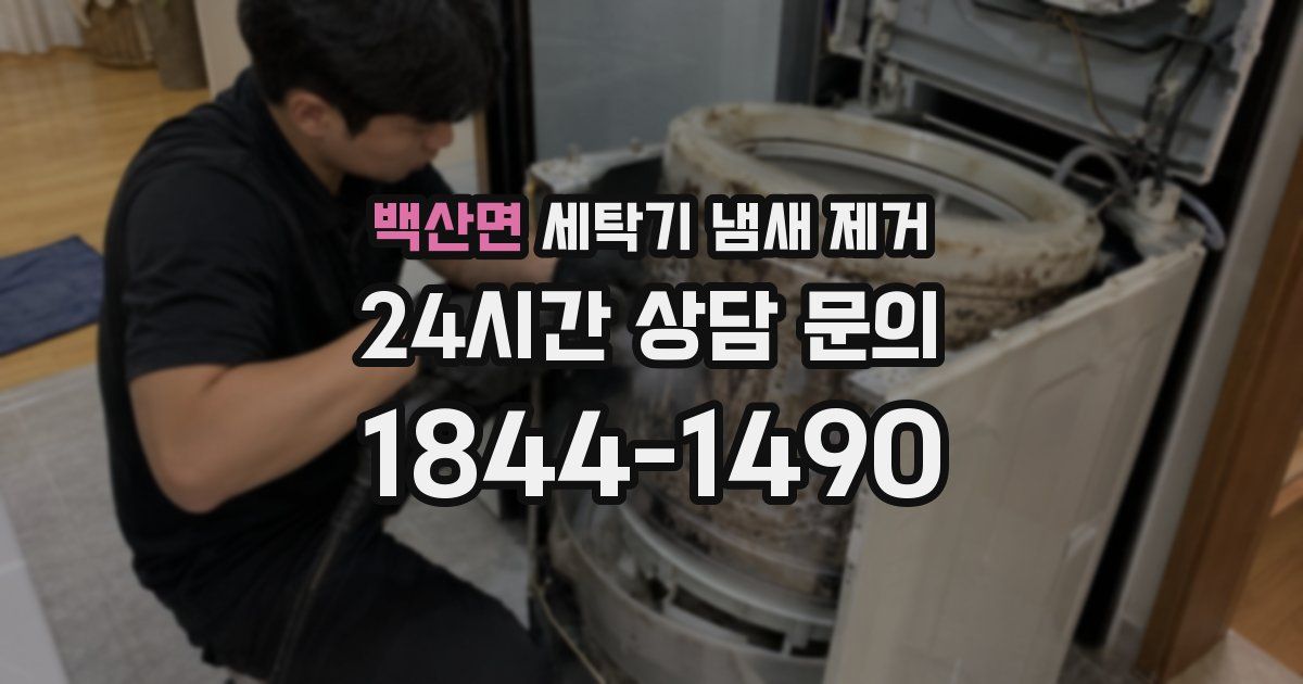 백산면 세탁기 냄새 제거
