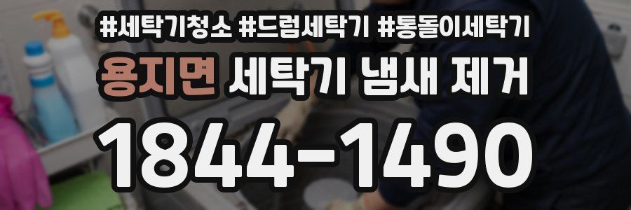 용지면 세탁기 냄새 제거