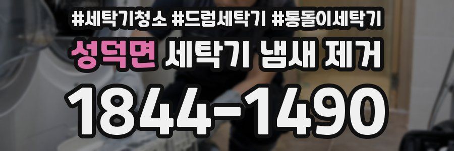 성덕면 세탁기 냄새 제거