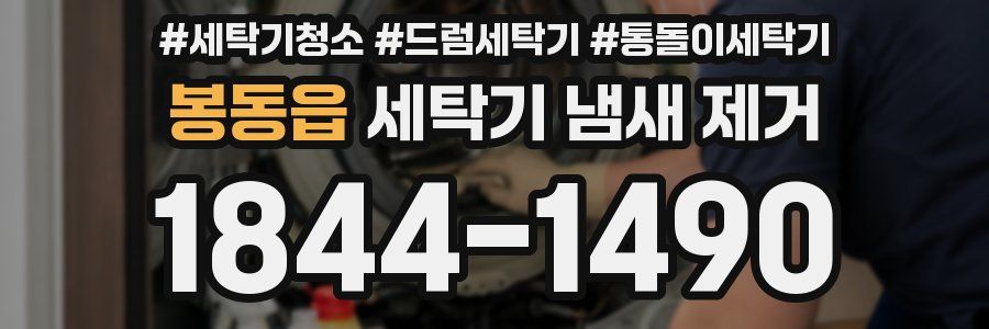 봉동읍 세탁기 냄새 제거