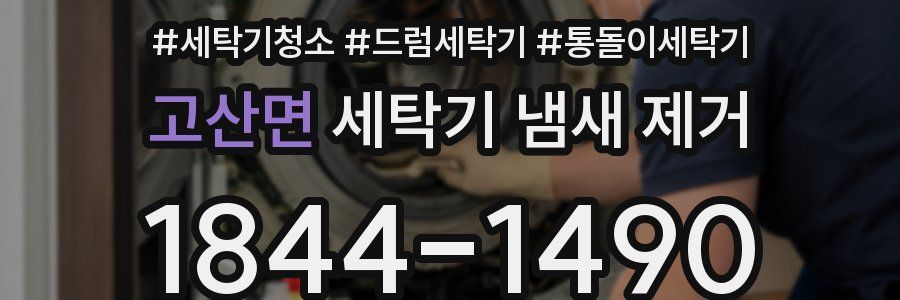 고산면 세탁기 냄새 제거