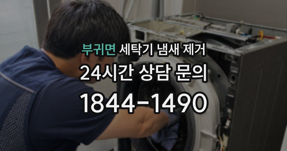 부귀면 세탁기 냄새 제거