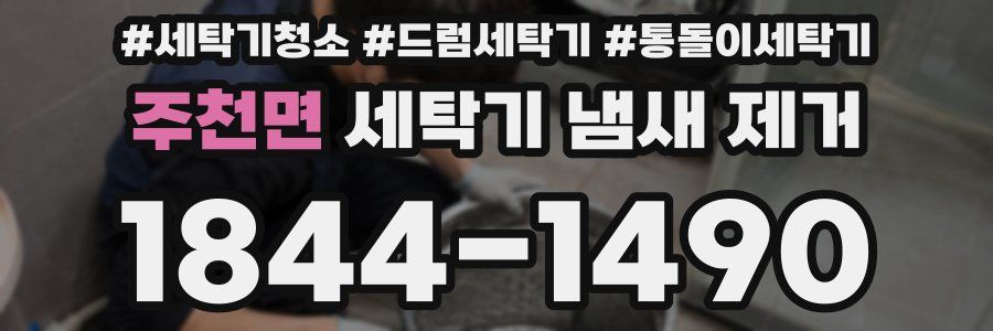 주천면 세탁기 냄새 제거