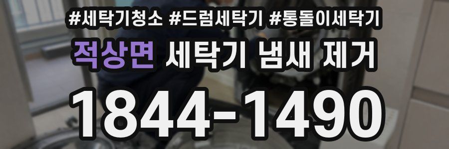 적상면 세탁기 냄새 제거